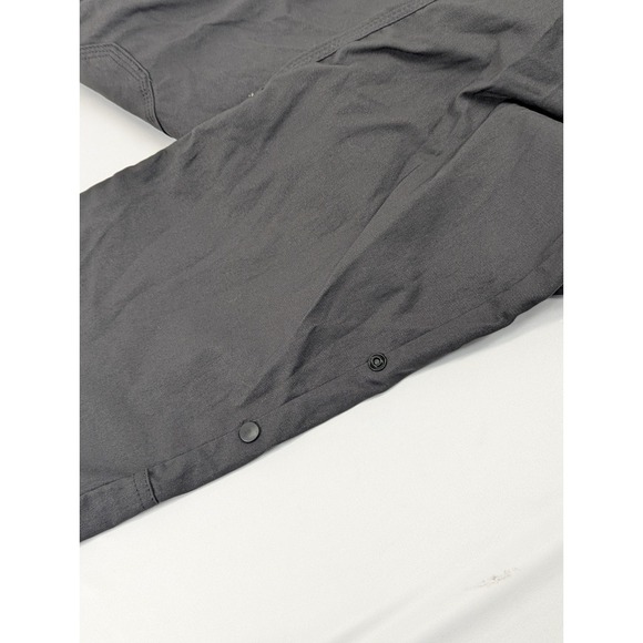 Prana Stretch Zion Straight Pants Hiking Belt Roll Snap Up - Picture 10 of 11